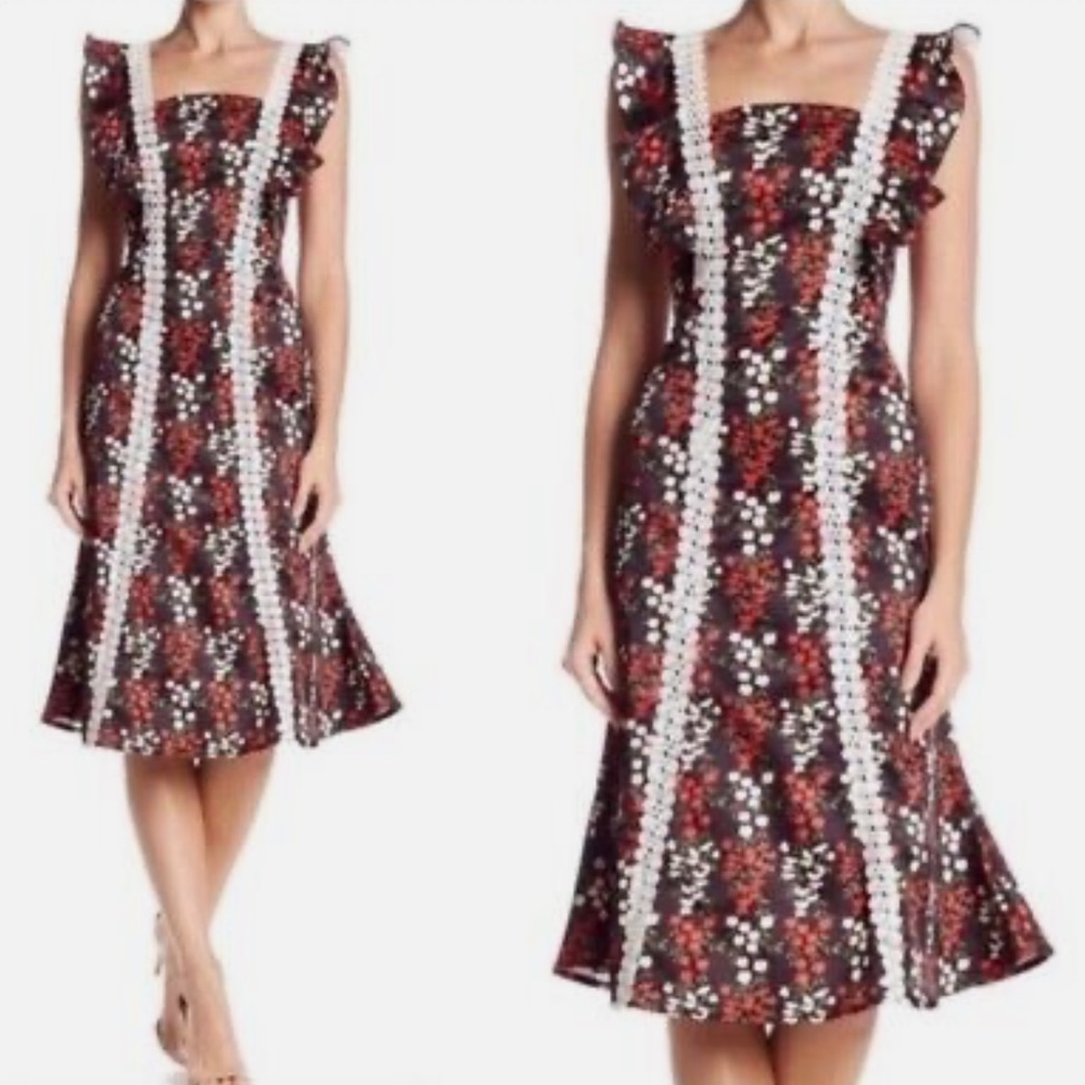 Few Moda NY Retro Santi Floral Lace Dress